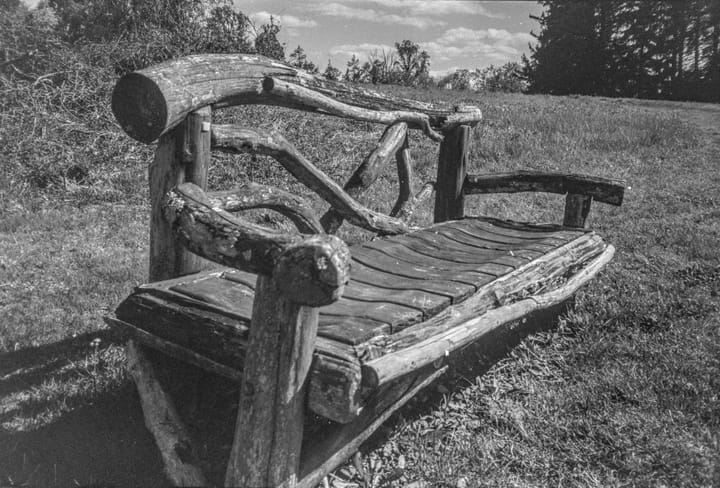 bench, carving, transformation
